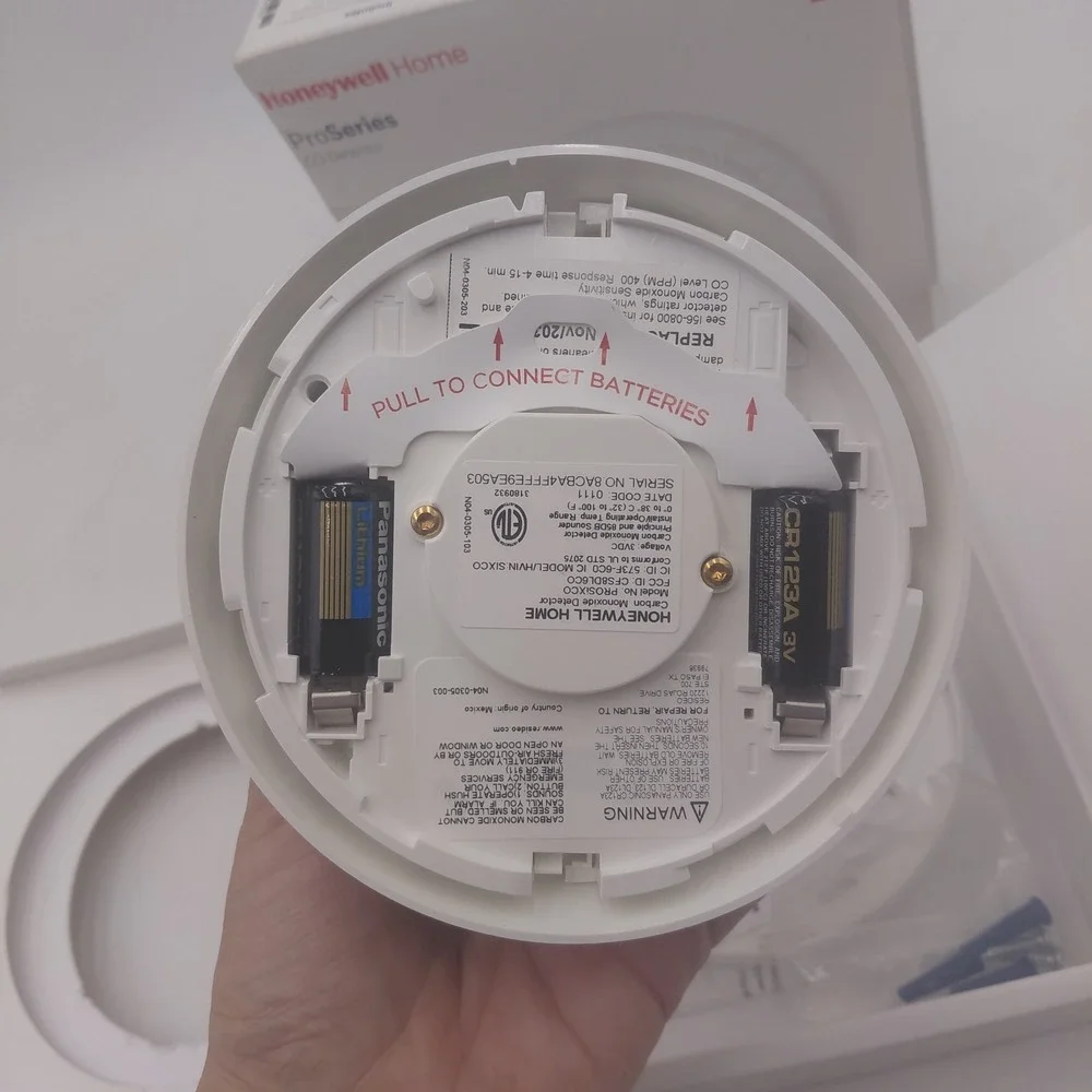 New Honeywell PROSIXCO ProSeries SiX Wireless CO Detector NOB With Batteries